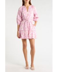 Sugarlips - Dabria Split Neck Minidress - Lyst