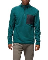 Prana - Stretch Zion Fleece Quarter Zip Pullover - Lyst