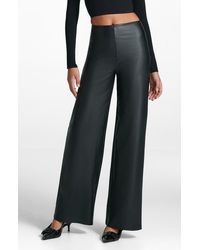 Commando - Wide Leg Faux Leather Pants - Lyst