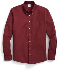 Brooks Brothers - Solid Non-Iron Stretch Cotton Button-Down Shirt - Lyst