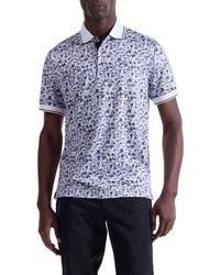 Bugatchi - Three-Button Performance Polo - Lyst