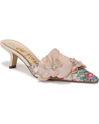 Sam Edelman - Bella Pointed Toe Kitten Heel Pump - Lyst