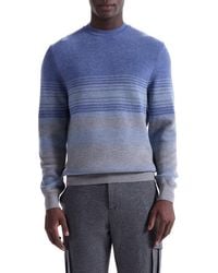 Bugatchi - Gradient Stripe Merino Wool Sweater - Lyst