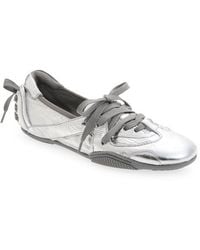 Acne Studios - Bilaria Metallic Leather Low Top Sneaker - Lyst