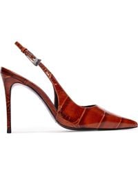 Black Suede Studio - Branca 100 Slingback Pump - Lyst