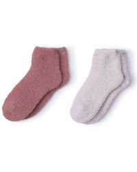 Barefoot Dreams - Cozychic Assorted 2-Pack Ankle Socks - Lyst