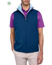 Con.struct - Regular Fit Leaf Print Recycled Performance Reversible Vest - Lyst