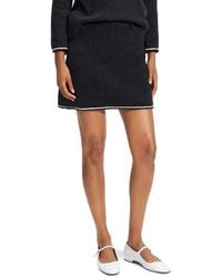 Theory - Felted Tweed Wool & Cashmere Miniskirt - Lyst
