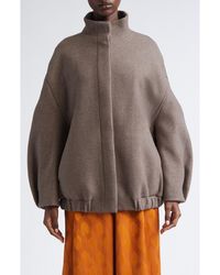 Dries Van Noten - Voles Oversize Wool Blend Jacket - Lyst