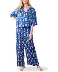 Printfresh - Wildest Dreams Satin Pajamas - Lyst