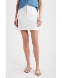 Frank & Eileen - Jameson Cotton & Linen Utility Skirt - Lyst