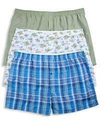 Harbor Bay by DXL - Big & Tall 3-Pk Sail Away Woven Boxers - Lyst