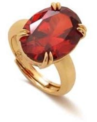 Retro Chic - Cherry Glow Ring - Lyst