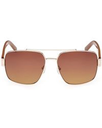 MCM - 58Mm Navigator Sunglasses - Lyst