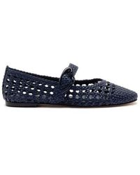 Larroude - Verona Macrame Ballet Flat - Lyst