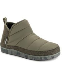 Muk Luks Weston Slipper Boot in Black for Men | Lyst