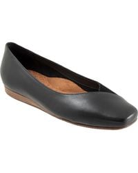 Softwalk - Vina Leather Flat - Lyst