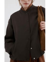 Mango - Oversize Bomber Jacket - Lyst