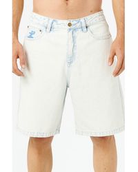 Rip Curl - Liquid Trips Denim Shorts - Lyst
