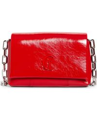 Christian Louboutin - Small Loubi54 Soft Naplak Leather Shoulder Bag - Lyst
