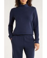 Mpg - Dreamweave Recycled Polyester Blend Mock Neck Sweatshirt - Lyst