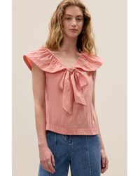 Rebecca Taylor - Marietta Crinkle Top - Lyst