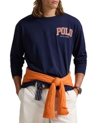 Polo Ralph Lauren - Big & Tall Logo Jersey Long-Sleeve T-Shirt - Lyst