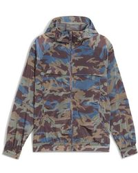 PUMA - Clrt Camo Hooded Zip Jacket - Lyst