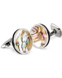 M-clip - Abalone Cuff Links - Lyst