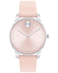 Movado - Bold Access Leather Strap Watch, 34Mm - Lyst