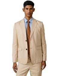 aubi - Pasmore Tailored Linen Blend Blazer - Lyst