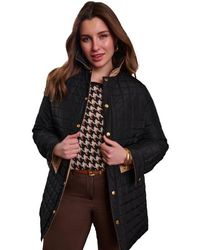 Jessica London - Reversible Quilted Shirt Jacket - Lyst