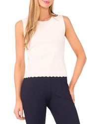 Ted Baker - Scallop Hem Sleeveless Sweater - Lyst