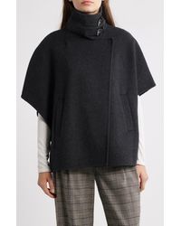 Michael Kors - Double Face Wool Blend Cape - Lyst