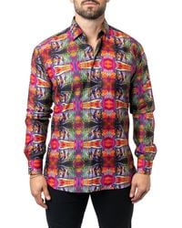 Maceoo - Fibonacci Benjamin 68 Cotton Button-Up Shirt - Lyst