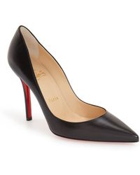 Christian Louboutin 'apostrophy' Pointy Toe Pump - Black