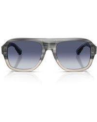 Burberry - 55Mm Pilot Sunglasses - Lyst