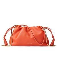Veronica Beard - Small Stash Leather Drawstring Clutch - Lyst
