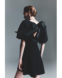 H&M - Balloon-Sleeved Dress - Lyst