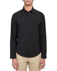 Brooklyn Brigade - Slim Fit Solid 4-Way Stretch Performance Long Sleeve Shirt - Lyst