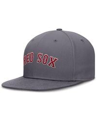 Nike - Boston Sox True Dri-Fit Mlb Fitted Hat - Lyst
