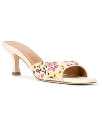 STAUD - Brigitte Embellished Slide Sandal - Lyst