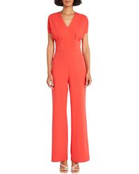 Maggy London - Pleated Bodice Jumpsuit - Lyst