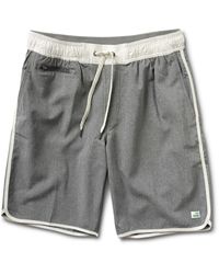 Vuori Linen Banks Shorts in Blue for Men - Lyst