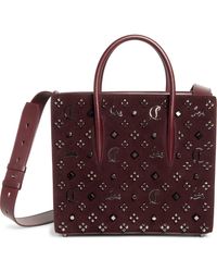 Christian Louboutin - Medium Paloma Loubinthesky Studded Leather Tote - Lyst
