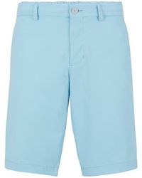 BOSS - Drax Slim Fit Water Repellent Flat Front Shorts - Lyst