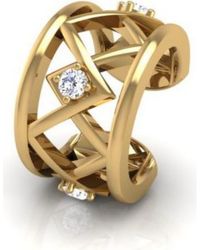 Seed2Stone - Criss Cross Ear Cuff Mid Ear - Lyst