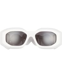 Versace - 53mm Rectangular Sunglasses - Lyst