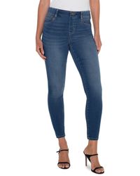 Liverpool Los Angeles - Gia Forever Fit Pull-on Ankle Skinny Jeans - Lyst