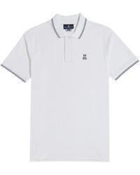 Psycho Bunny - Landon Tipped Piqué Polo - Lyst